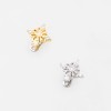MULTI CZ 3D FLOWER MANDALTA TOP DERMAL SET 316L SURGICAL STEEL